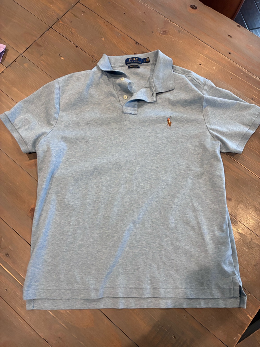 Polo by Ralph Lauren Light Blue Short-Sleeve Polo